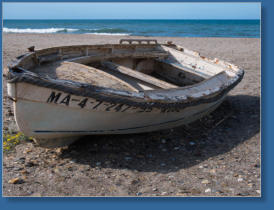 Am Strand von Capo de Gata, Andalusien
