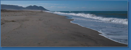 Am Strand von Capo de Gata, Andalusien