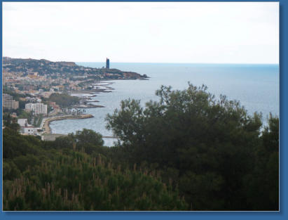 Blick vom Castillo de Gibralfaro - Málaga, Spanien