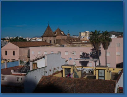 Blick über die Dächer von Málaga, Spanien