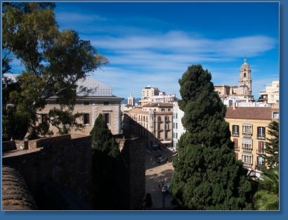 Alcazaba de Málaga, Spanien