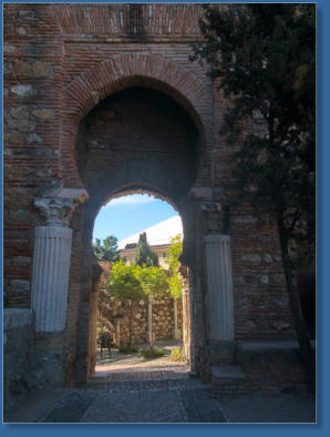 Alcazaba de Málaga, Spanien