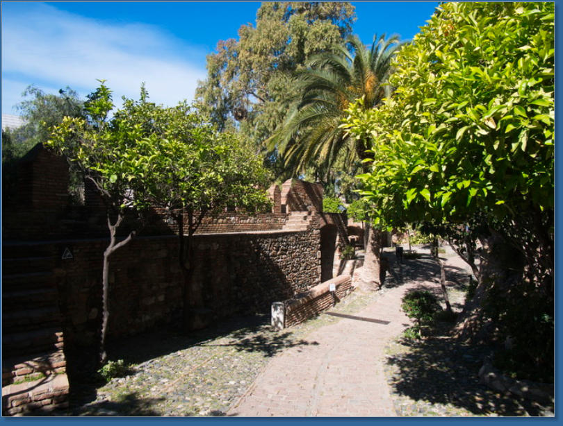 Alcazaba de Málaga, Spanien