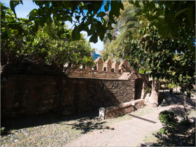 Alcazaba de Málaga, Spanien