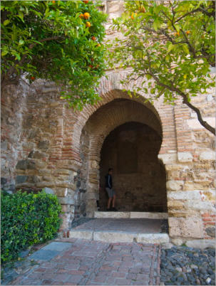 Alcazaba de Málaga, Spanien