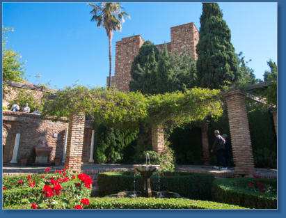 Alcazaba de Málaga, Spanien