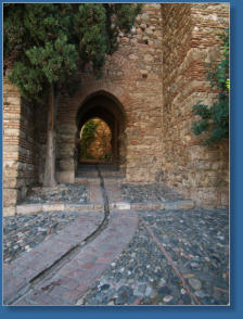 Alcazaba de Málaga, Spanien