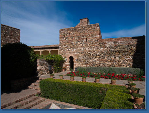 Alcazaba de Málaga, Spanien