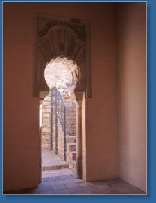 Alcazaba de Málaga, Spanien