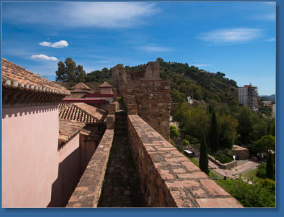 Alcazaba de Málaga, Spanien