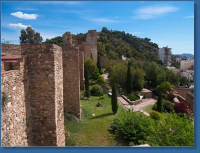 Alcazaba de Málaga, Spanien