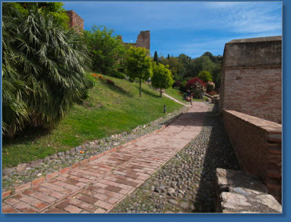 Alcazaba de Málaga, Spanien