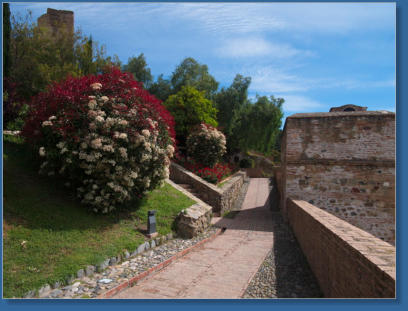 Alcazaba de Málaga, Spanien