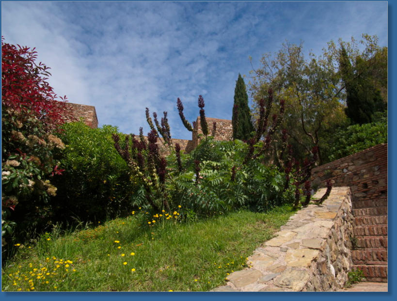 Alcazaba de Málaga, Spanien