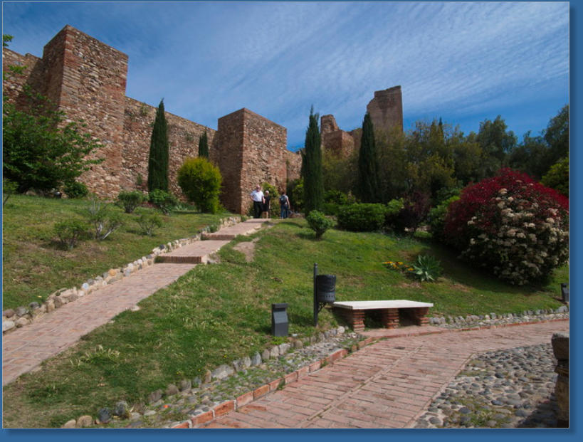 Alcazaba de Málaga, Spanien