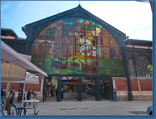 Markthalle von Málaga, Spanien
