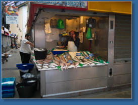 Markthalle von Málaga, Spanien