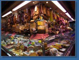 Markthalle von Málaga, Spanien