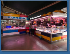 Markthalle von Málaga, Spanien