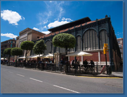 Markthalle von Málaga, Spanien