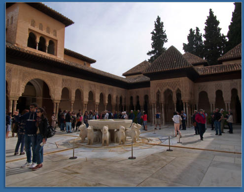 Der Löwenpalast -Nasriden-Paläste - Alhambra, Granada