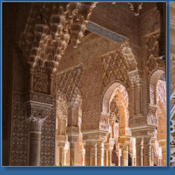 Der Löwenpalast -Nasriden-Paläste - Alhambra, Granada