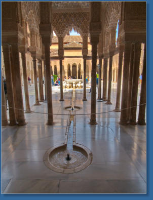 Der Löwenpalast -Nasriden-Paläste - Alhambra, Granada