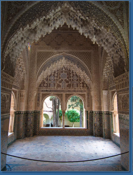 Der Löwenpalast -Nasriden-Paläste - Alhambra, Granada