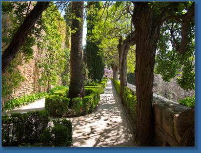 Alcazaba - Alhambra auf Granada und Umgebung