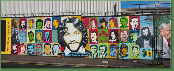 Internationale Peace Wall - Belfast, Nordirland