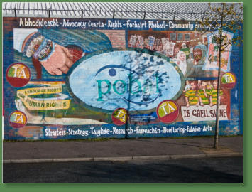 Internationale Peace Wall - Belfast, Nordirland