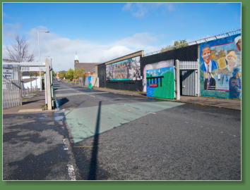 Internationale Peace Wall - Belfast, Nordirland