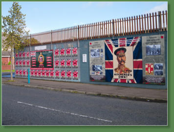 Internationale Peace Wall - Belfast, Nordirland