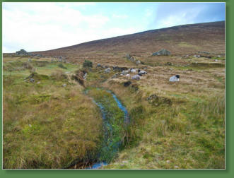 Das verlassene Dorf bei Slievemore - Achill Island, Irland