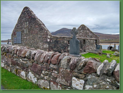 Der alte Friedhof von Kildavnet - Achill Island, Irland