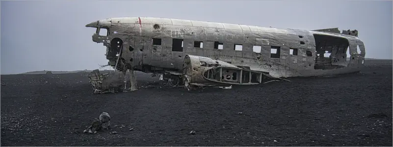  Flugzeugwrack DC 3 