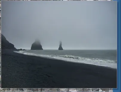Strand von Vík í Mýrdal, Island