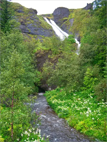 Systrafoss, Island