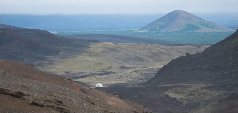 Aussichtspunkt bei Mývatn, Island