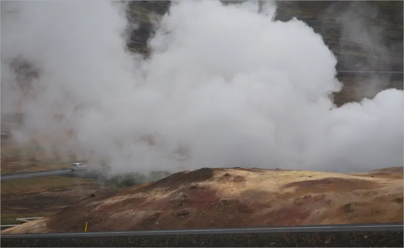 Aussichtspunkt bei Mývatn, Island
