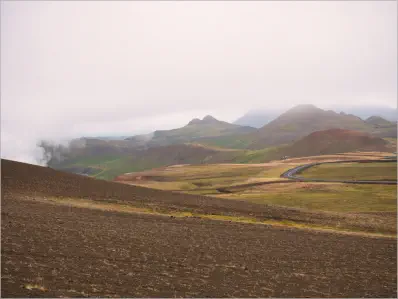 Blick vom Viti-Krater, Island