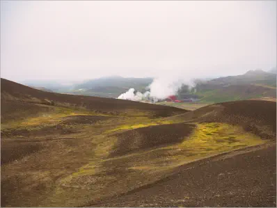 Blick vom Viti-Krater, Island