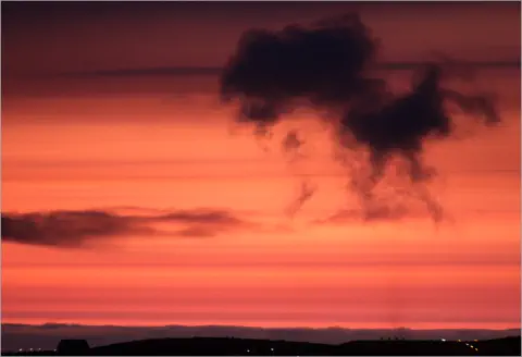 Blick von der Saltvik-Farm in Husavik, Island