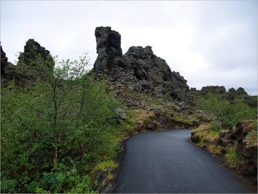 Dimmuborgir - Mývatn, Island