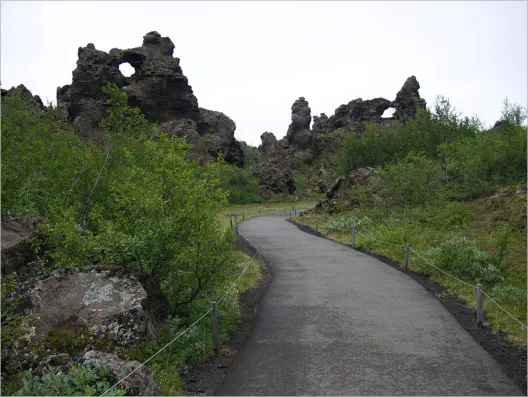 Dimmuborgir - Mývatn, Island