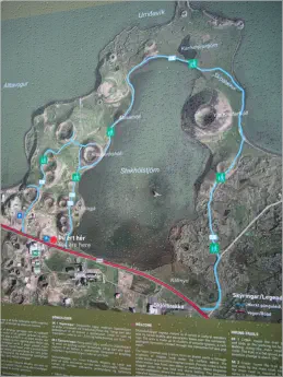 Skútustaðagígar-Pseudokrater Mývatn, Island