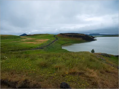 Skútustaðagígar-Pseudokrater Mývatn, Island