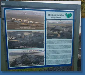 Skeiðarársandur-Brückendenkmal, Island