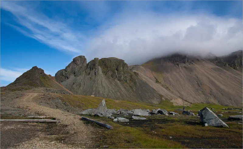 Viking Vilage Movie Set - Stokksnes, Island