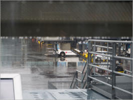 Regen über Keflavík, Island